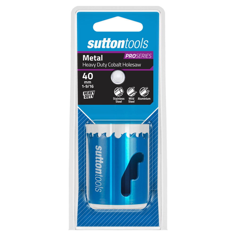 SUTTON - HOLESAW H125 BI-MET COBALT M42 114MM ( 4.1/2) WHITE